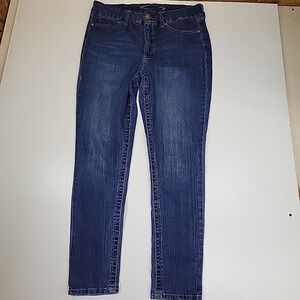 7 Seven For All Mankind Jeans Womens Size 14 Straight Leg Light Wash Stretch